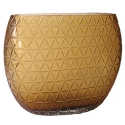 Ros Italia Interiors Miele Vaso geometrico in vetro di Murano> Vasi Decorativi
