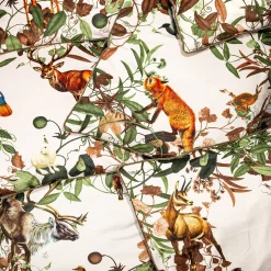 Grand Tour by Vito Nesta Mont Blanc cuscino in velluto con animali del bosco #4> Cuscini