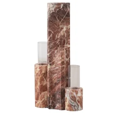 MMOOS. Mostro Viii Rosa Peralba Vaso in Marmo> Vasi Decorativi