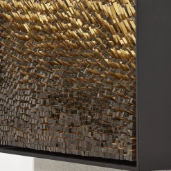 CaCO3 Studio Movimento N254 Pannello Decorativo In Vetro Oro><noscript><img width=