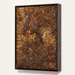 CaCO3 Studio Movimento n253 Pannello decorativo in vetro oro><noscript><img width=