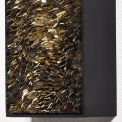 CaCO3 Studio Movimento N252 Pannello Decorativo In Vetro Oro> Pannelli Decorativi