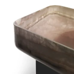 Kreoo Nabhi Collection Lavabo Bowl N.9 in Onice Rosa><noscript><img width=