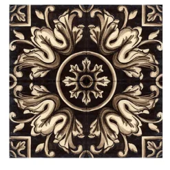 Studio Le Nid Nero Lava Set di 4 piastrelle #6> Piastrelle E Pavimenti