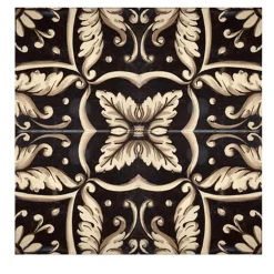 Studio Le Nid Nero Lava Set di 4 piastrelle #4> Piastrelle E Pavimenti