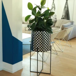 Splot Design Nexum Optical 60 Nero Chachepot> Cachepot E Portavasi