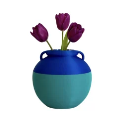 Pop Pot Numa Pompilio L Anfora bicolore verde e blu #1> Anfore