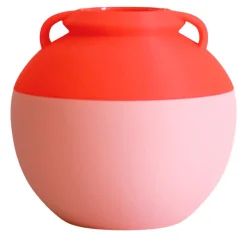 Pop Pot Numa Pompilio L Anfora bicolore rosa e arancione> Anfore