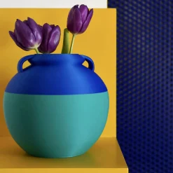 Pop Pot Numa Pompilio L Anfora bicolore verde e blu #2> Anfore