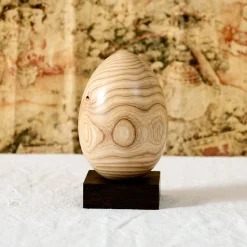 Emanuele Pantanella Design Oggetto Decorativo in Legno a Edizione Limitata Uovo n.9><noscript><img width=