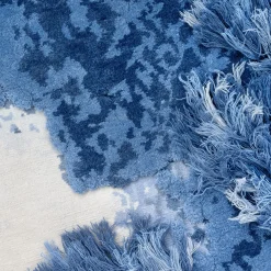 Illulian Orbis Tappeto Blu e Bianco><noscript><img width=