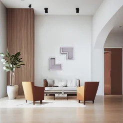 Chendù ORU Collection Essential Argento Grigio Angolo Decorazione da parete><noscript><img width=