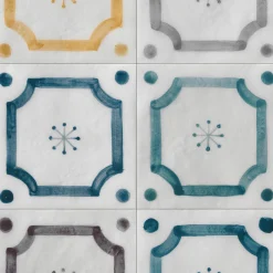 Cerasarda Ot Budoni Azzurro Set di 24 piastrelle quadrate> Piastrelle E Pavimenti