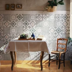 Cerasarda Ot Isuledda Menta Blue Set di 24 piastrelle quadrate><noscript><img width=