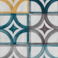 Cerasarda Ot Puntaldia Mustard Set di 24 piastrelle quadrate> Piastrelle E Pavimenti