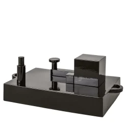 Mutina Paesaggi Scultura rettangolare nera di Nathalie Du Pasquier> Sculture Decorative