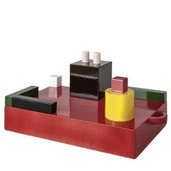 Mutina Paesaggi Scultura rettangolare policroma di Nathalie Du Pasquier> Sculture Decorative