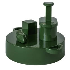 Mutina Paesaggi Scultura Rotonda verde di Nathalie Du Pasquier> Sculture Decorative