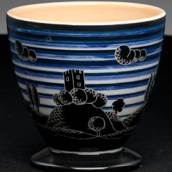 Rometti Paesaggio Umbro Vaso in ceramica fatto a mano> Vasi Decorativi