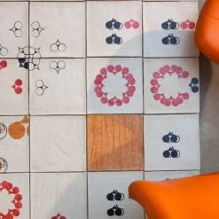 Studio Le Nid Pannello 25 piastrelle Les Fleurs> Piastrelle E Pavimenti