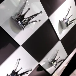 VGnewtrend Pannello decorativo Crown Silver> Sculture Da Parete