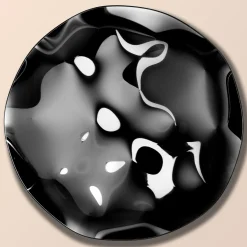 Esadesign Pannello decorativo da parete in vetro nero lucido Phantasia> Pannelli Decorativi