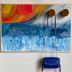 Meccani Design Pannello decorativo e appendiabiti da parete Orizzonti di Mascia Meccani> Pannelli Decorativi