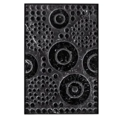 Lithea Pannello decorativo in marmo Marquinia nero Round> Pannelli Decorativi