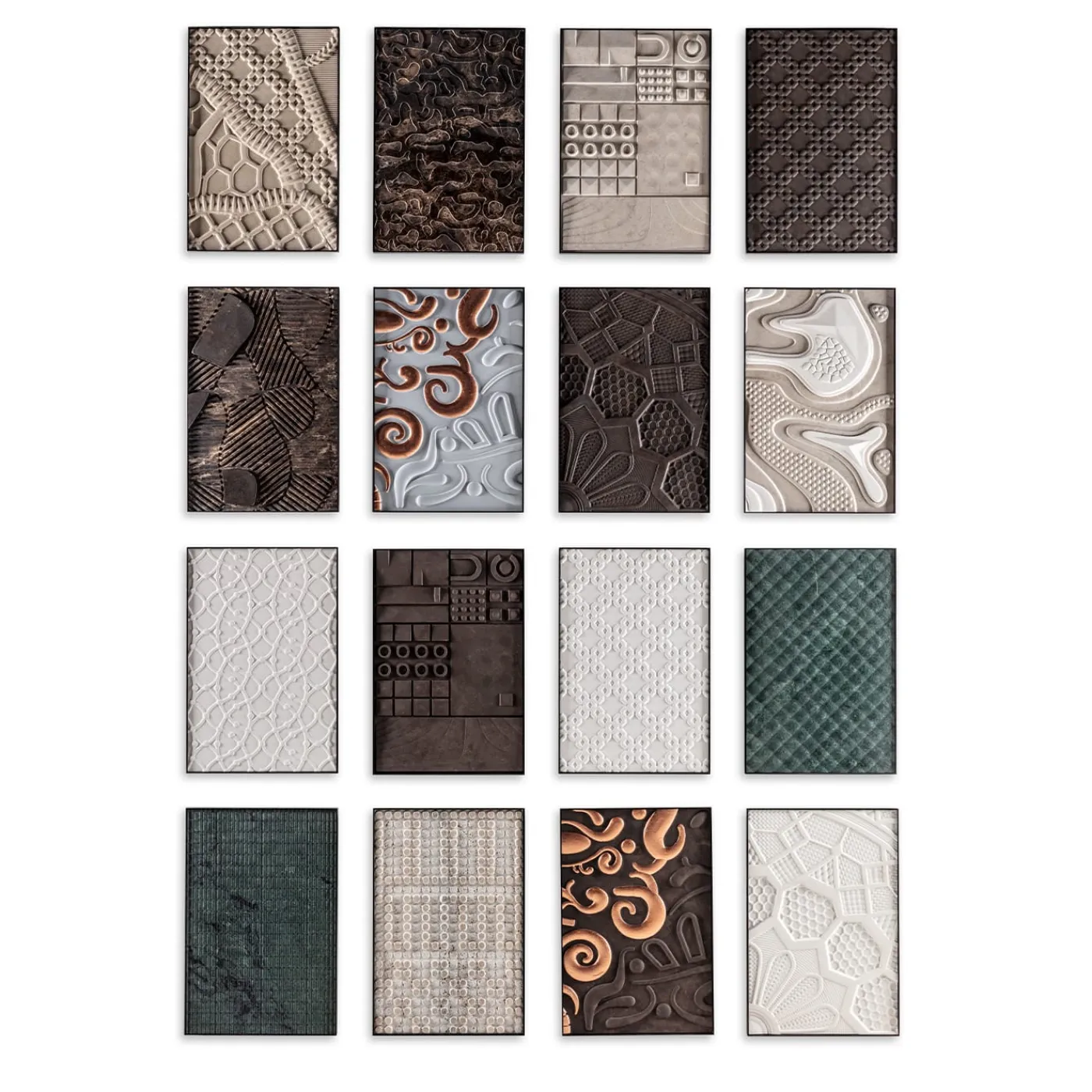 Lithea Pannello decorativo in marmo Alpi verde Imbrex> Pannelli Decorativi