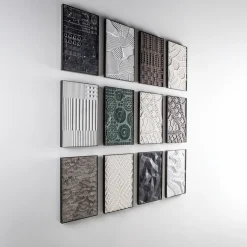 Lithea Pannello decorativo in marmo Alpi verde Round><noscript><img width=