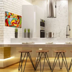 VéVé Glass Pannello decorativo in vetro di Murano policromo Serenity Wall Art> Pannelli Decorativi