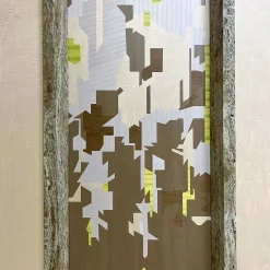 Cesare Ferrari Atelier Pannello Decorativo Intarsio Policromo in Legno Intarsiato><noscript><img width=