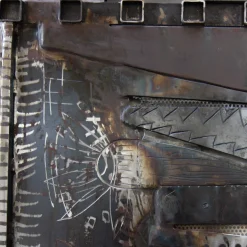 Idee del Fabbro Pannello decorativo Le Sette Meraviglie N.8 di Lorenzo Quadalti> Sculture Da Parete