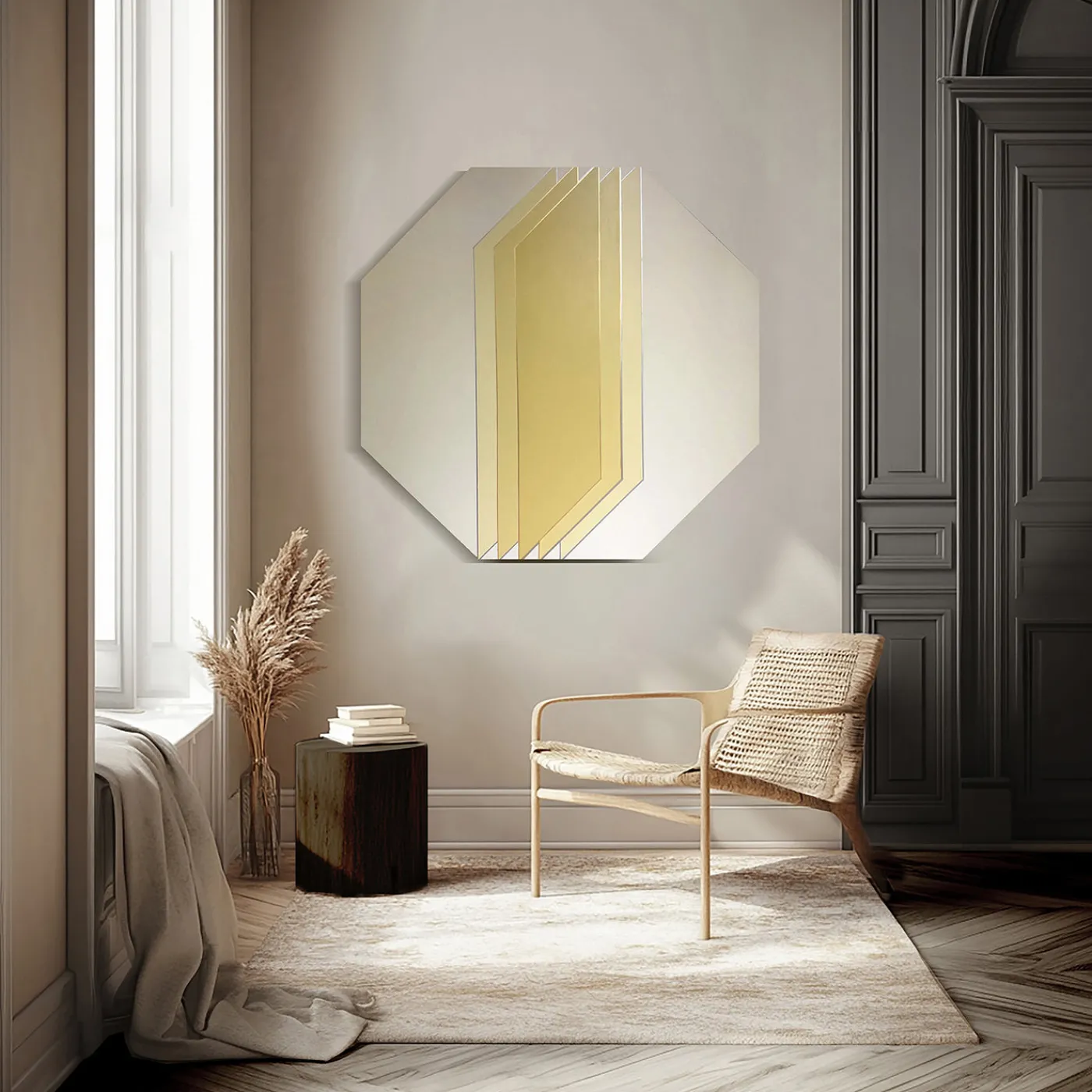 Elona Izrailova Pannello Decorativo Ottagonale Inspiration Giallo> Pannelli Decorativi