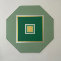 Elona Izrailova Pannello Decorativo Ottagonale Confidence Verde><noscript><img width=