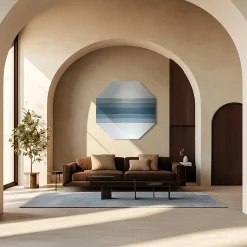 Elona Izrailova Pannello Decorativo Ottagonale Harmony Azzurro><noscript><img width=