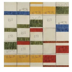 Studio Le Nid Pannello Le Papier a 25 piastrelle> Piastrelle E Pavimenti