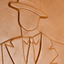 Artèpura Pannello The Gentlemen Decorativo in Pelle Marrone> Pannelli Decorativi