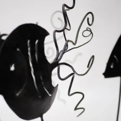 Idee del Fabbro Pesce Riccio Scultura><noscript><img width=