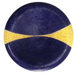 Pierfrancesco Solimene Piastra a muro Banda gialla> Piatti Decorativi