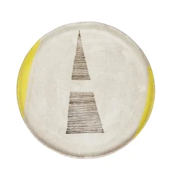 Pierfrancesco Solimene Piastra a triangolo Segni> Piatti Decorativi