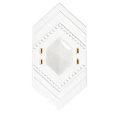 Bosa Piastrella Celestia in ceramica bianca lucida con dettagli oro di Elena Salmistraro> Piastrelle E Pavimenti