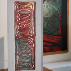 Ceramiche Lega di Martina Scarpa Piastrella Decorativa Rettangolare in Ceramica con Lustro Rame><noscript><img width=