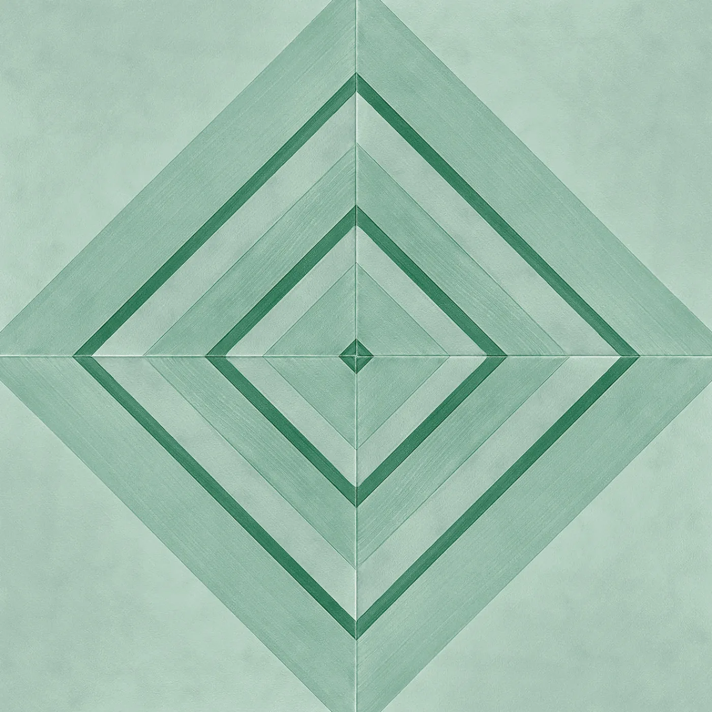 Francesco De Maio Piastrella Geometrie D’Ombra In Ceramica Verde Rame Motivo Triangolare> Piastrelle E Pavimenti