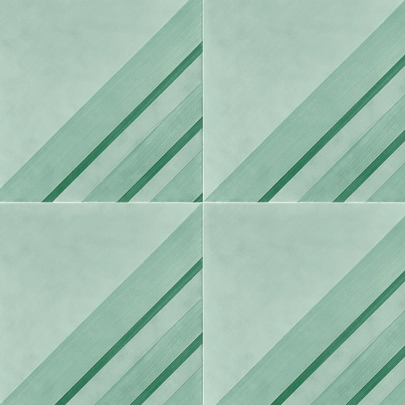 Francesco De Maio Piastrella Geometrie D’Ombra In Ceramica Verde Rame Motivo Triangolare> Piastrelle E Pavimenti