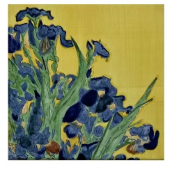 Francesco De Maio Piastrella policroma "Iris" di Van Gogh> Piastrelle E Pavimenti