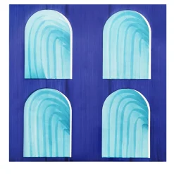 Arcea Handmade Design Piastrella Roma quadrata blu e turchese> Piastrelle E Pavimenti