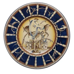 GINORI 1735 Piatto blu Isabella - Edizione limitata di Gio Ponti> Piatti Decorativi