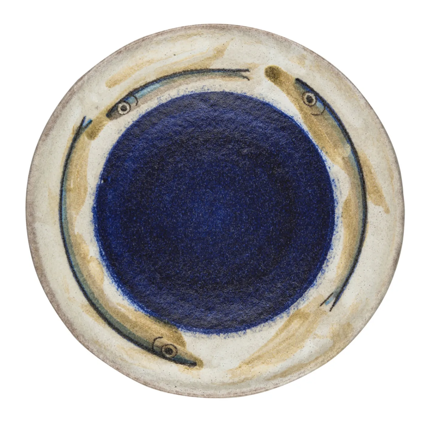 Pierfrancesco Solimene Piatto da tre pesci di Segni> Piatti Decorativi