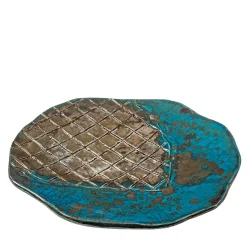 Design Center 1991 Piatto decorativo in ceramica Riflessi Veneziani di Nino Basso> Centrotavola